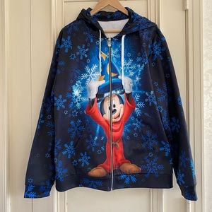Walt Disney Mens  zipper jacket with hoodie